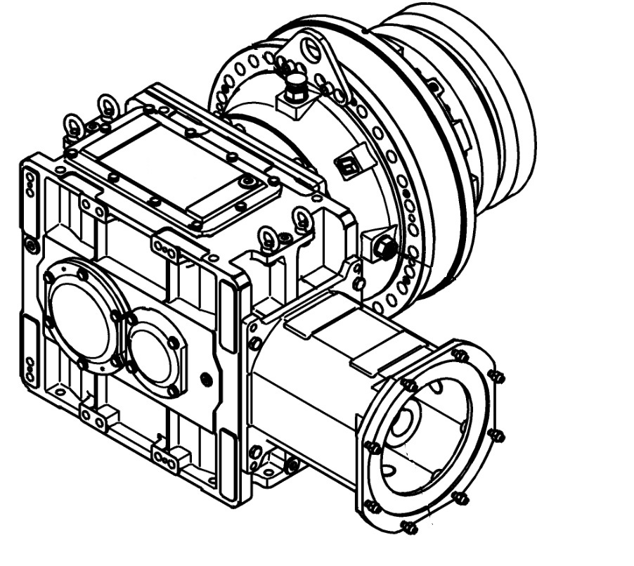 Привод прокатного стана: планетарный редуктор Brevini SL1803